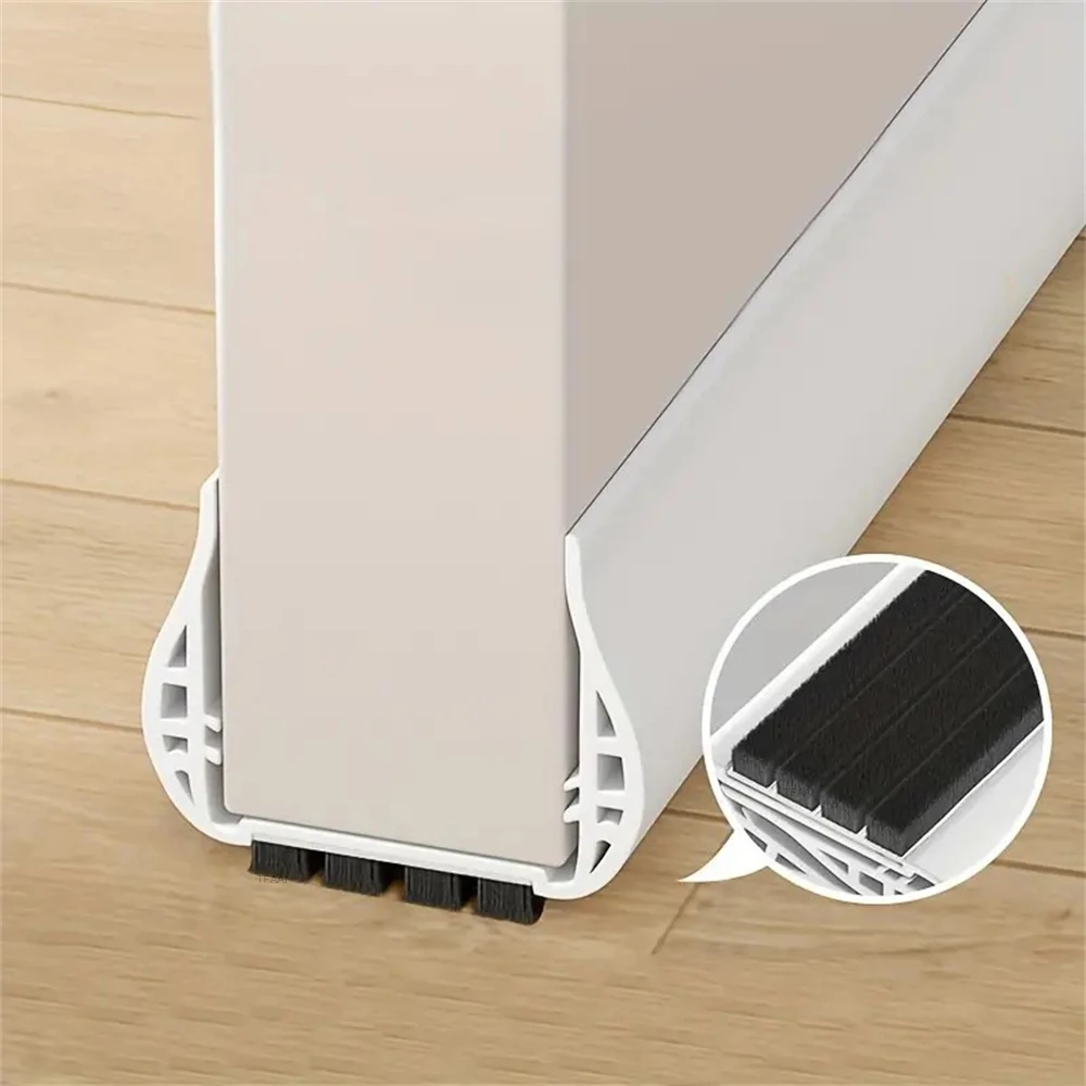 Door Bottom Seal Strip Silent Windproof Dustproof Insectproof PVC