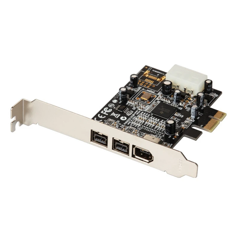 

IOCREST PCI To 1394 Card PCI Express 3 Port Firewire 1394B & 1394A Pcie 1.1 X1 Card TI XIO2213B Chipset