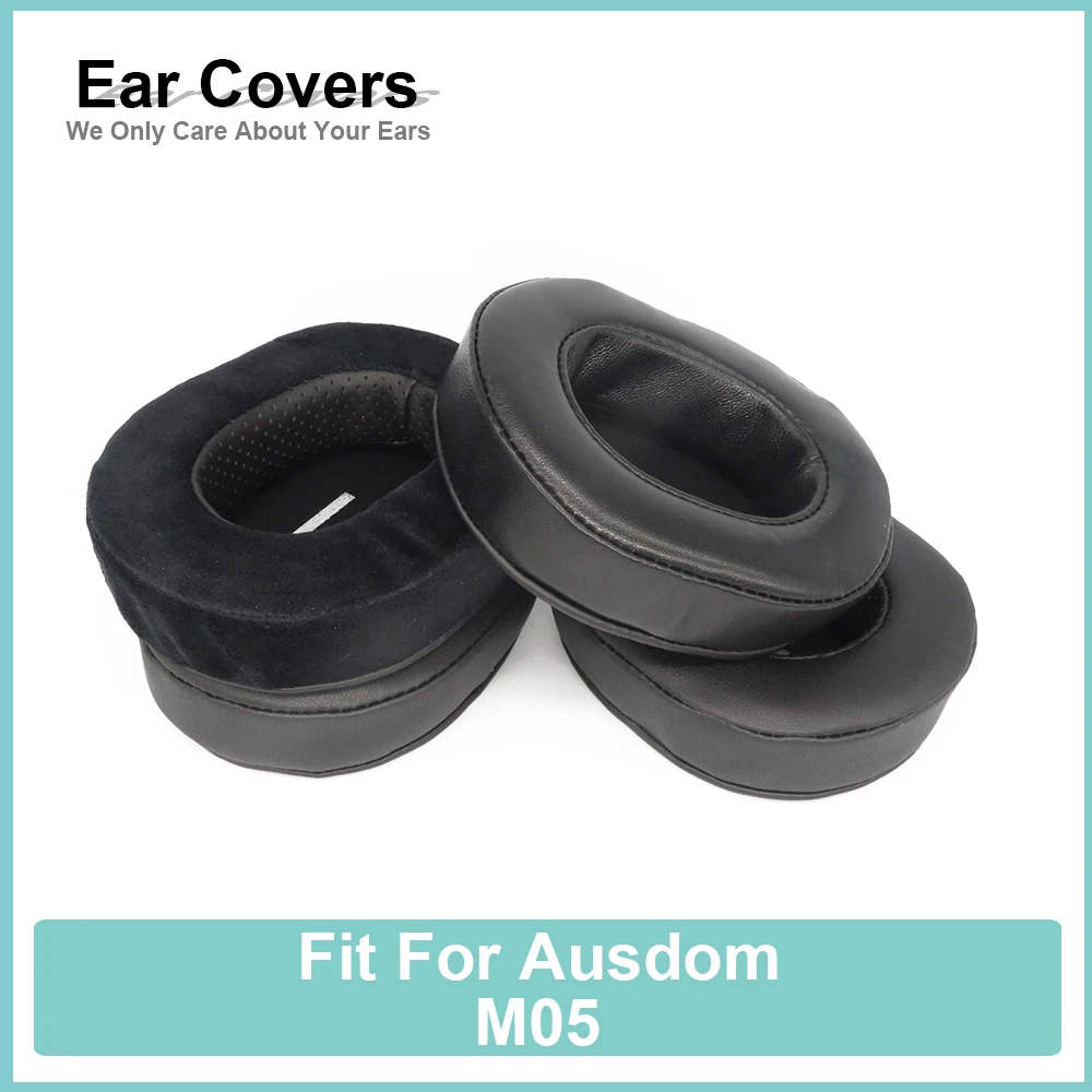 

Earpads For Ausdom M05 Headphone Earcushions Protein Velour Sheepskin Pads Foam Ear Pads Black Comfortable