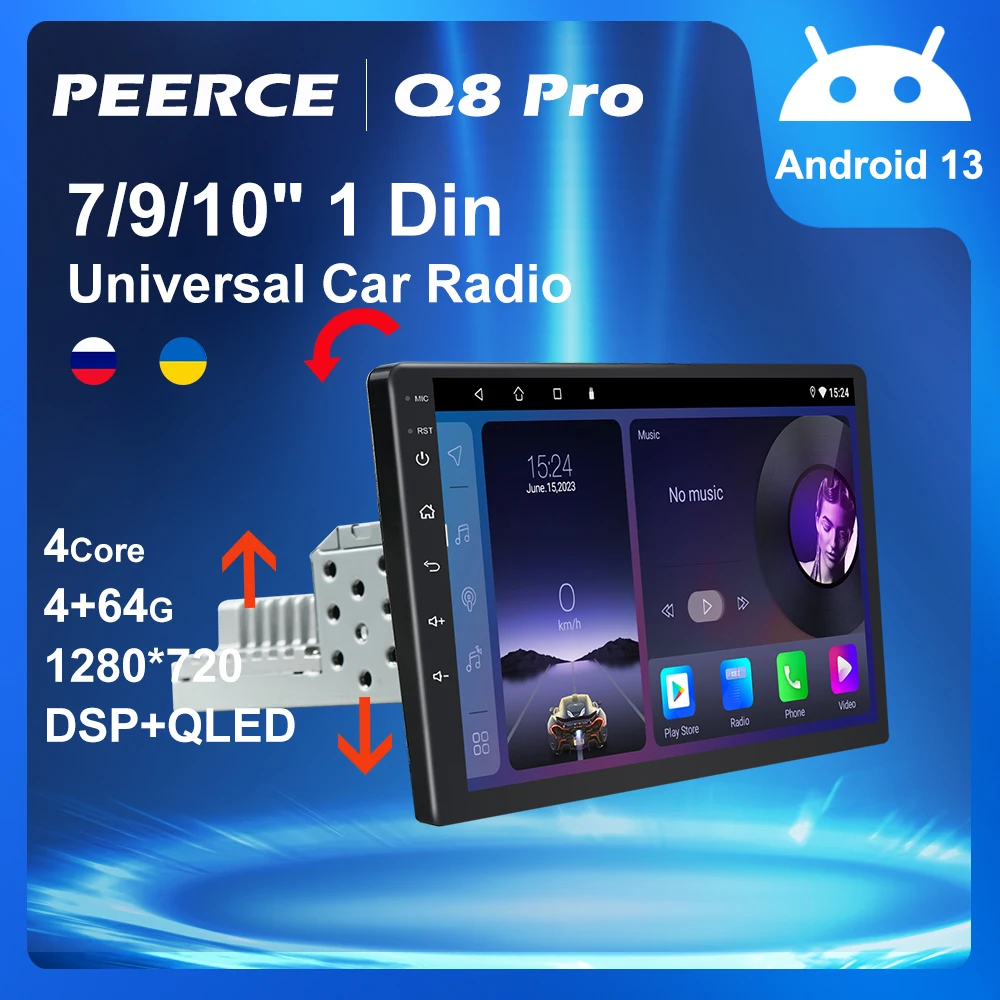 

Android 13 7/9/10 Inch Universal 1 Din Car Multimedia Stereo Radio Palyer Carplay 2 Din For Toyota VW Hyundai Nissan Kia Lada