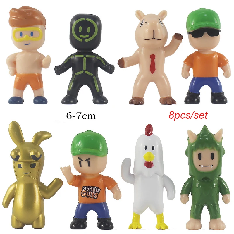 Pvc Stumble Guy Personnages Modèle de Jeu Stumble Guys Anime Action & Toy  Figures Set Pour Enfants