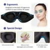3D Eye Mask Adjustable Suitable for Men and Women with No Pressure on the Eyes Breathable and Light Blocking Eye Mask Black 4
