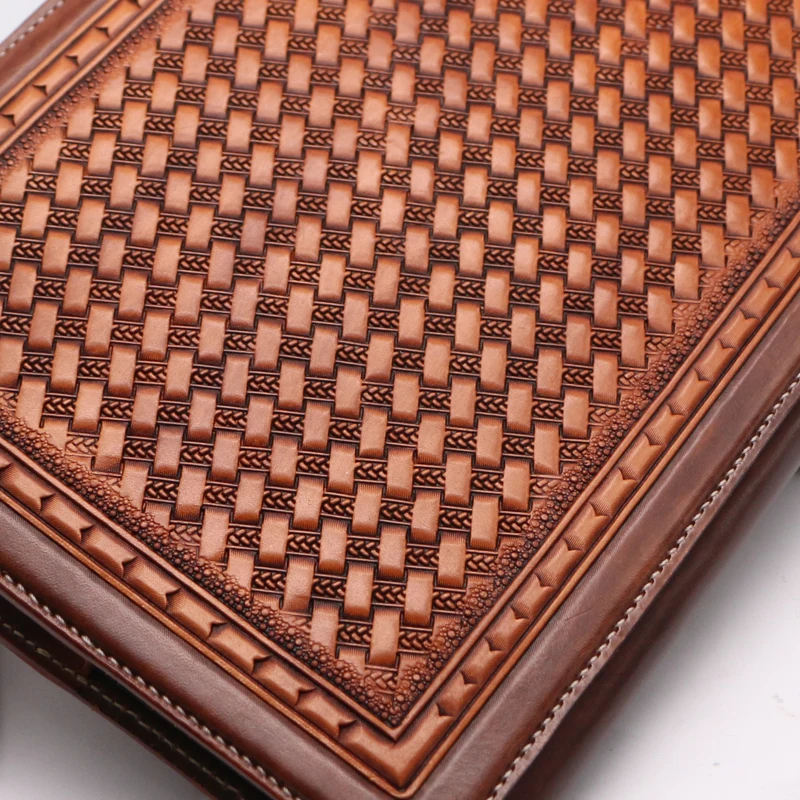 Leather Work Stamping Tool Carving Border Pattern D111-1 D111-2 Carving Leather Craft Zhongjiang 304 Stainless streel Stamps
