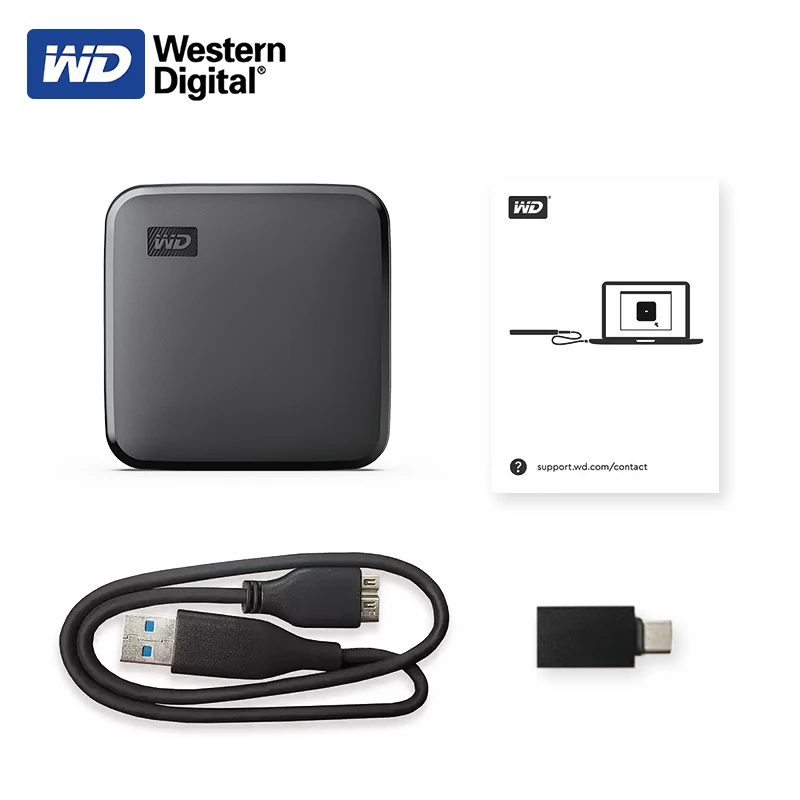    WD  SE SSD 480GB 1 ׶Ʈ 2 ׶Ʈ, ޴ ָ Ʈ ̺ USB A/C PSSD  ϵ ũ /PC 