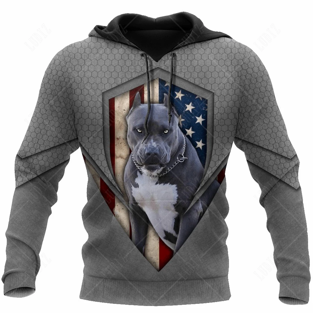 Sudadera Con Capucha The Pitbull Face - Diseño De Perro Y Dueño, Regalo Para Amantes De Los Pitbulls