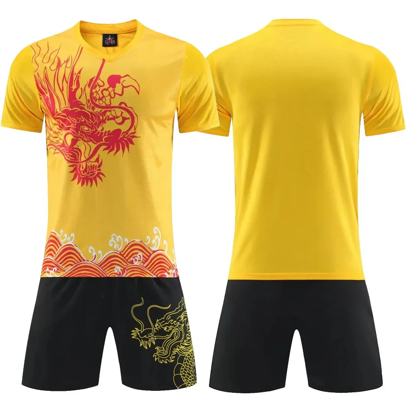 Chinese Dragon Table Tennis Jerseys Suit For Men Ping Pong T shirt Table Tennis Uniforms Clothes Badminton Jogging Sports Suits