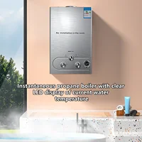 Chauffe-eau à gaz sans réservoir 10L/16L/20L chauffe-eau Portable instantané au gaz de pétrole liquéfié GPL chauffe-douche et petit chauffe-gaz pour Jacuzzi 6