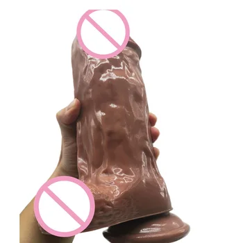 27x8.5cm Huge Realistic dildo with Suction Cup Thick Penis Giant Cock JJ  Heavy Anal Plug Penis Sex Toys Adult Soft Dildos 5