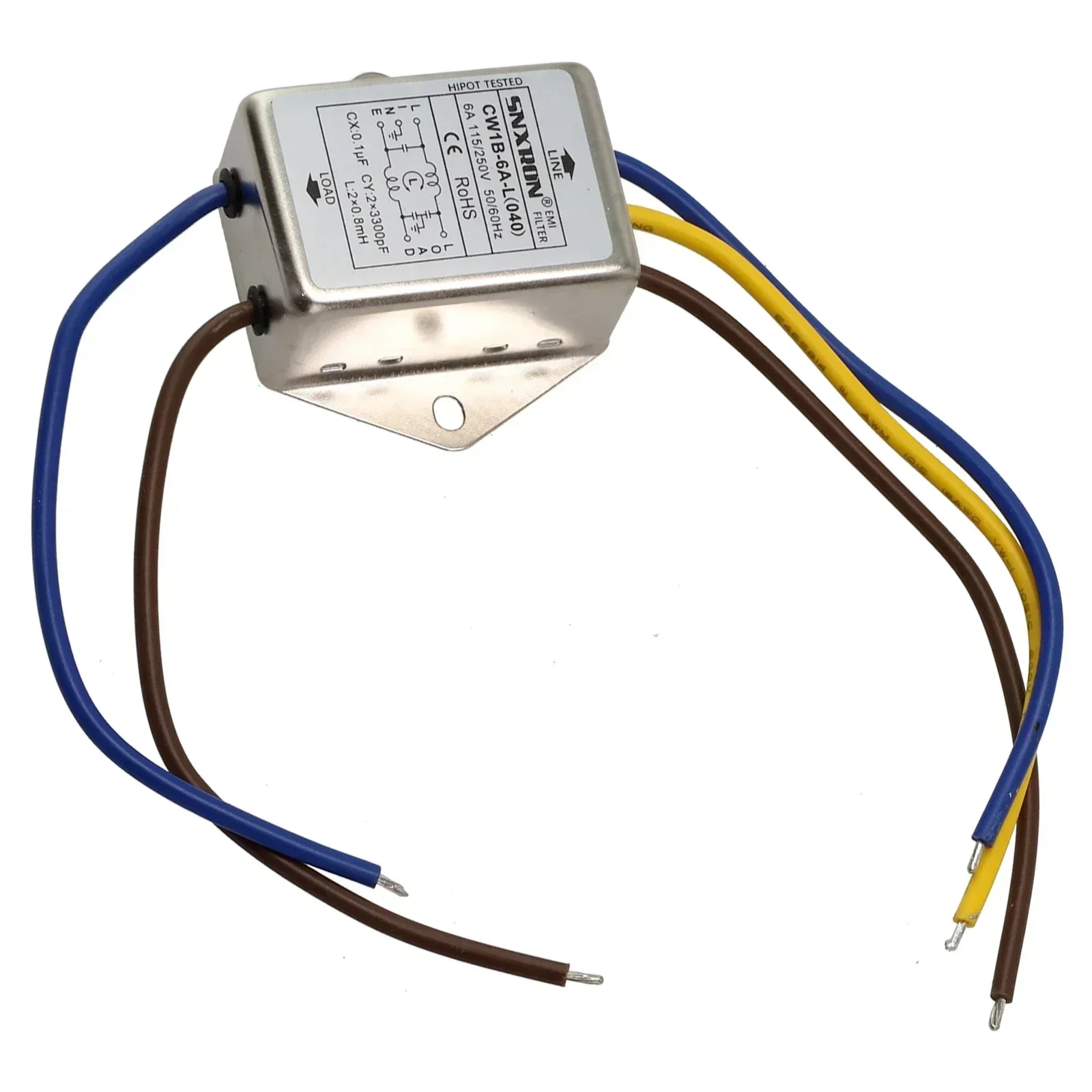 Good Conduction Attenuation And High Potential Test Voltage Power Filter EMI Line Audio Purifier CW1B L 3A/6A/10A emi power filter