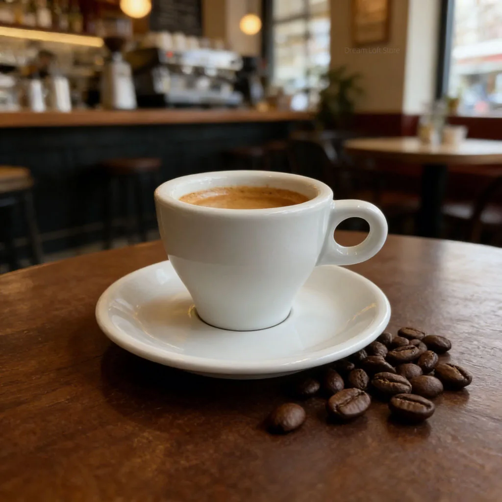 فناجين اسبريسو سيراميك 80مل | أكواب قهوة سميكة فاخ...