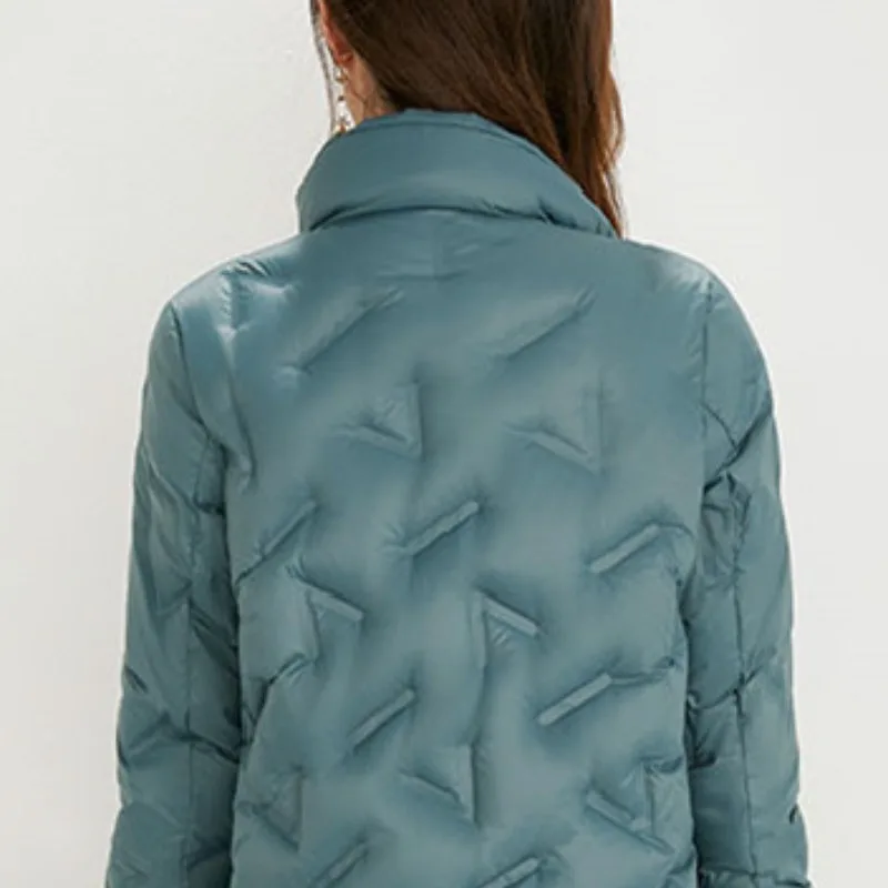 2023 New Women Down Jacket Winter Coat Female Short-Length Frivolous Parkas Fashion Warm Outwear Slim Commuting Overcoat