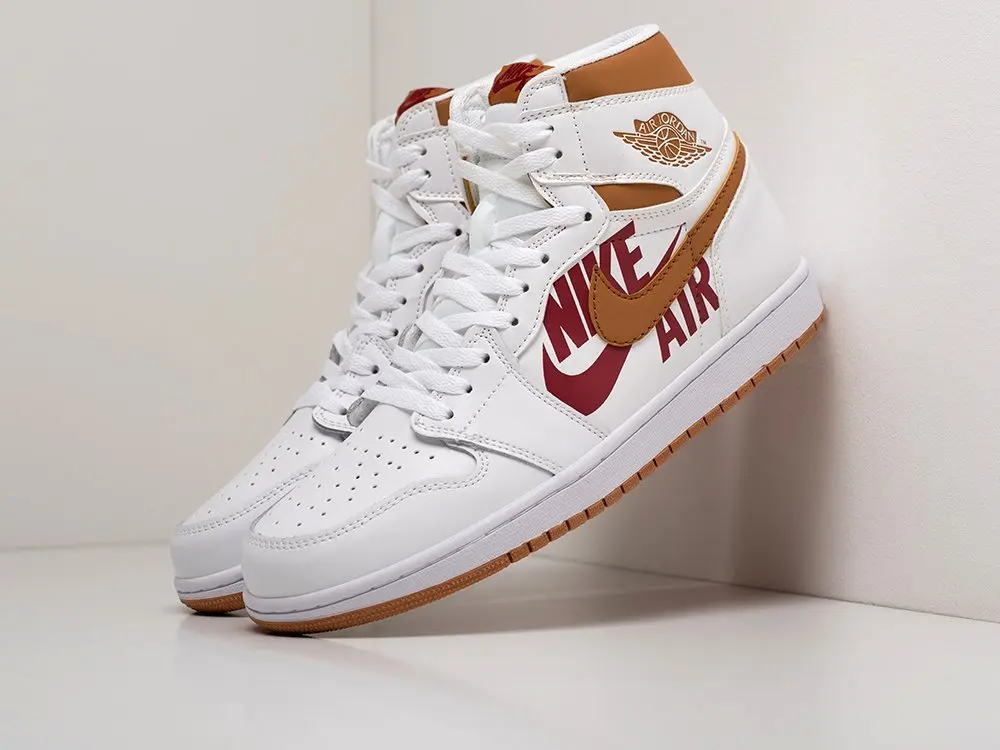 Кроссовки Nike Air Jordan 1 Белый Демисезон Мужской | Обувь