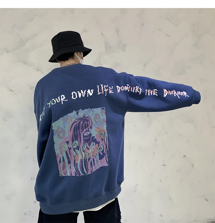 cartoon crewneck sweatshirt