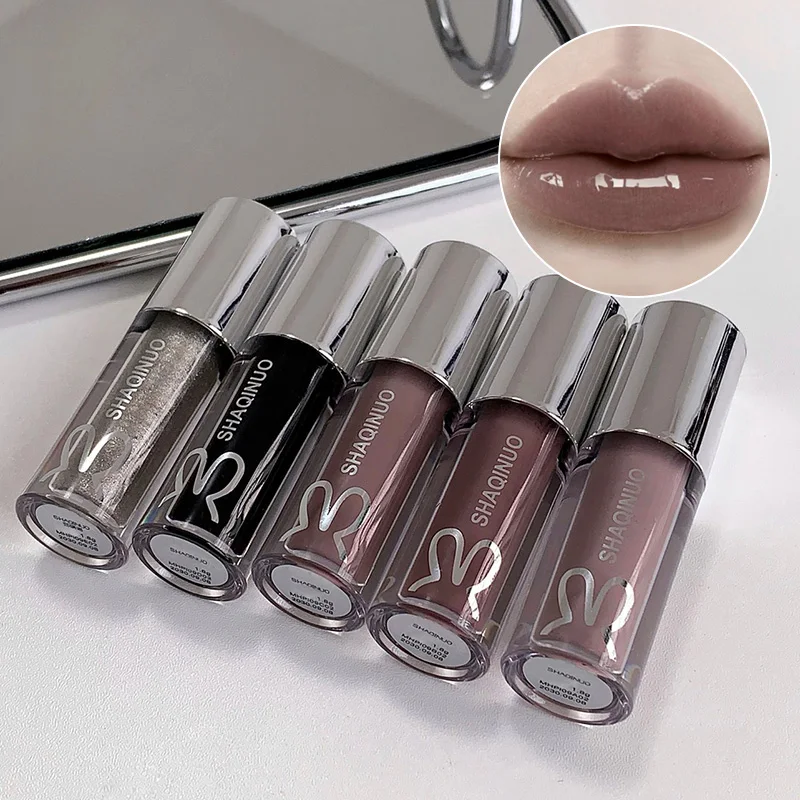 Shachi Nuo Color Lip Oil Gloss, Water Mirror Effect, Moisturizing, Soothing, Long-Lasting Hydration, Tone-Up,_voghion.com