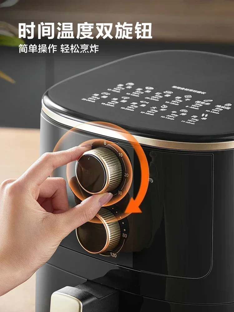 Air fryer. Home large capacity. Oil-free steam. Automatic smart. Electric fryer. Multifunctional. Useful appliance. 4