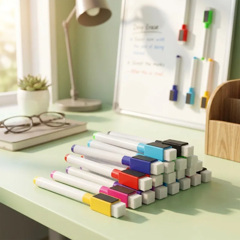 수성 지워지는 화이트보드 펜 어린이용 소형 그라피티 다채로운 자석 마크 펜 세..