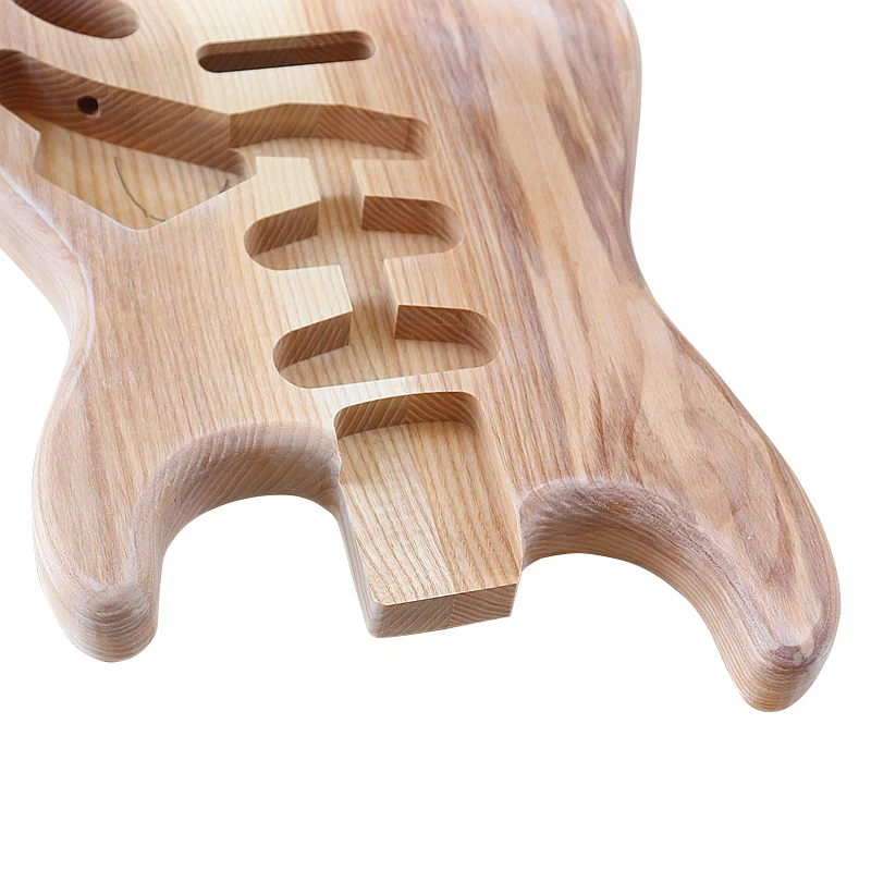 【2本セット】ウッドポール　ハンドメイド Ashwood Electric Guitar Body DIY Guitar Barrel 2-3 Pieces