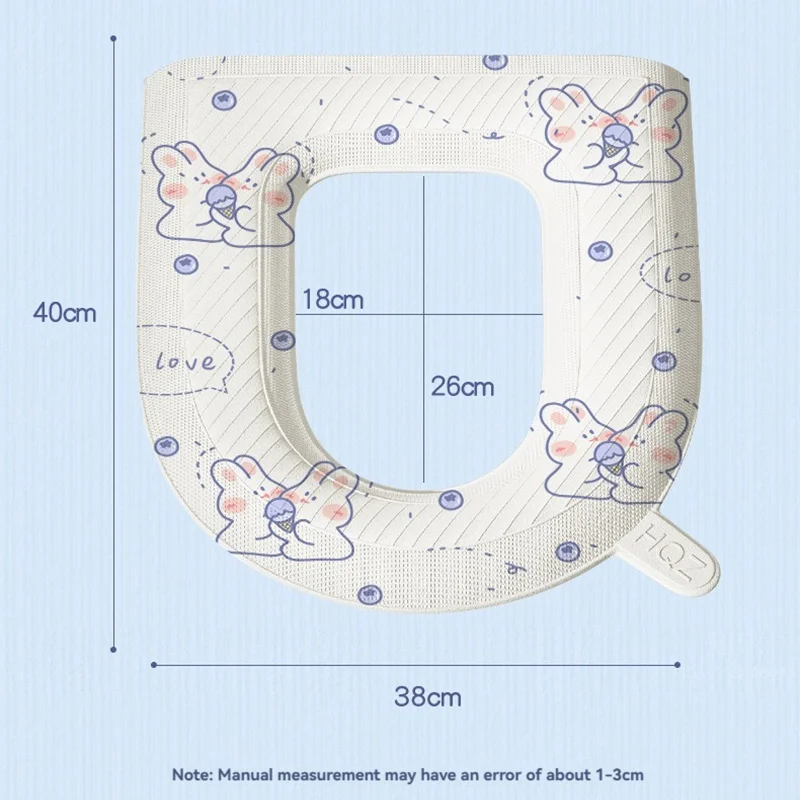 Cartoon Toilet Cushion Cushion Four Seasons Universal Barrels Set Summer Home Sitting Toilet Toilet 6