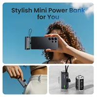 SHARGE Flow Mini 2 Portable Charger 22.5W Max Fast Charging 5000mAh Power Bank Mini Battery Pack for Android iPhone16/15 Series - Image 4