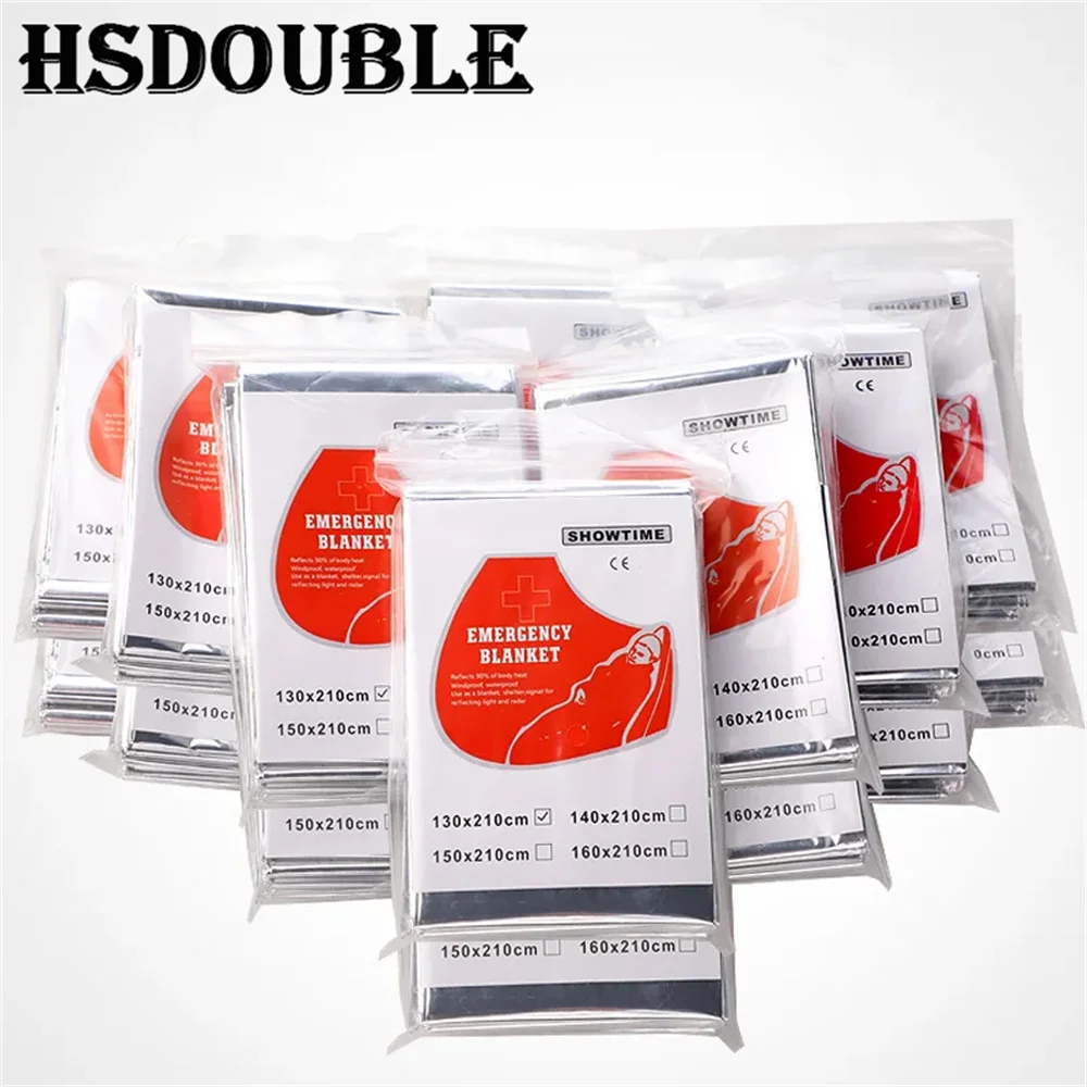 1Pcs Waterproof Emergency Survival Foil Thermal First Aid Rescue Blanket 5
