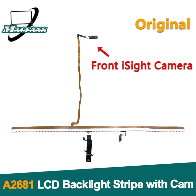 Led Lcd Backlight Strip para Macbook Air A2681 13 m2 A2681 Substituição da Câmera Frontal 82103598 a Emc 4074 Novo 2023