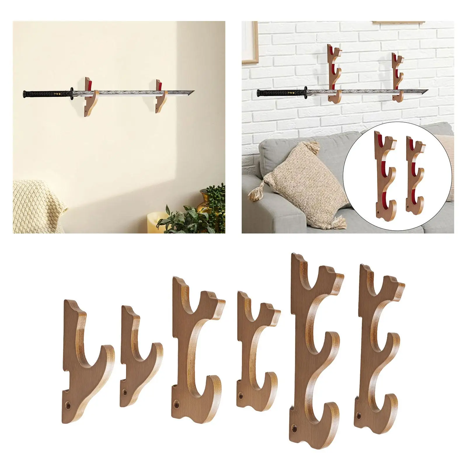 Storage Rack Wall Mount Sword Display Stand