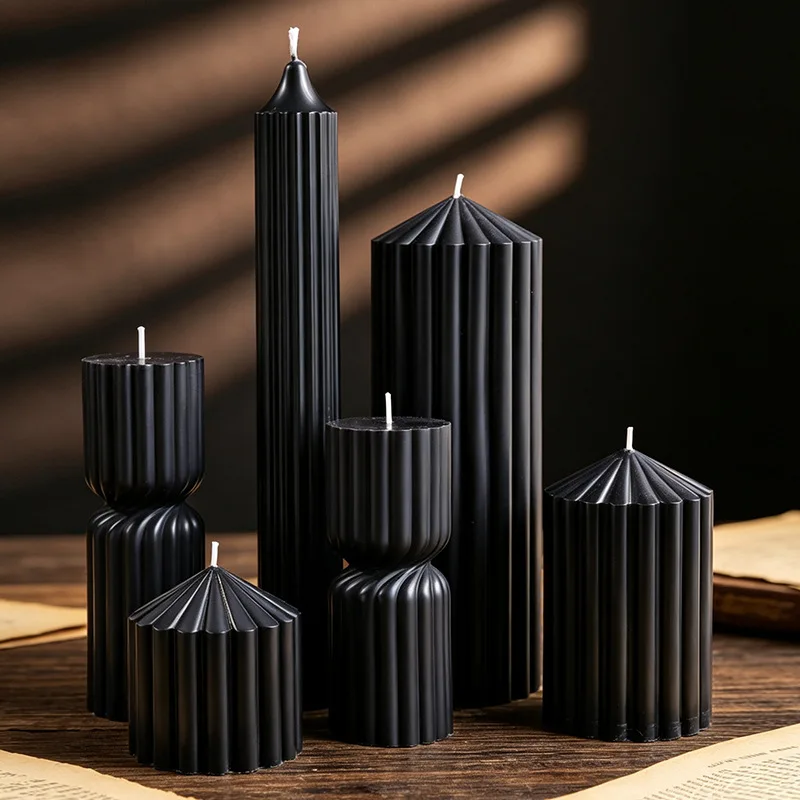 Halloween Decor Candles - Spooky Ghost Skull Party Accents Autumn Decoration Halloween Candle Spooky Ghost Skull Pillar Scented Candles Aesthetic Room Gift Wholesale Boutique Event 3