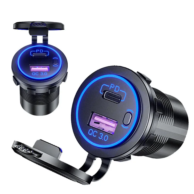 

Зарядное устройство QC 3,0 с USB-портом, 12 В/24 В
