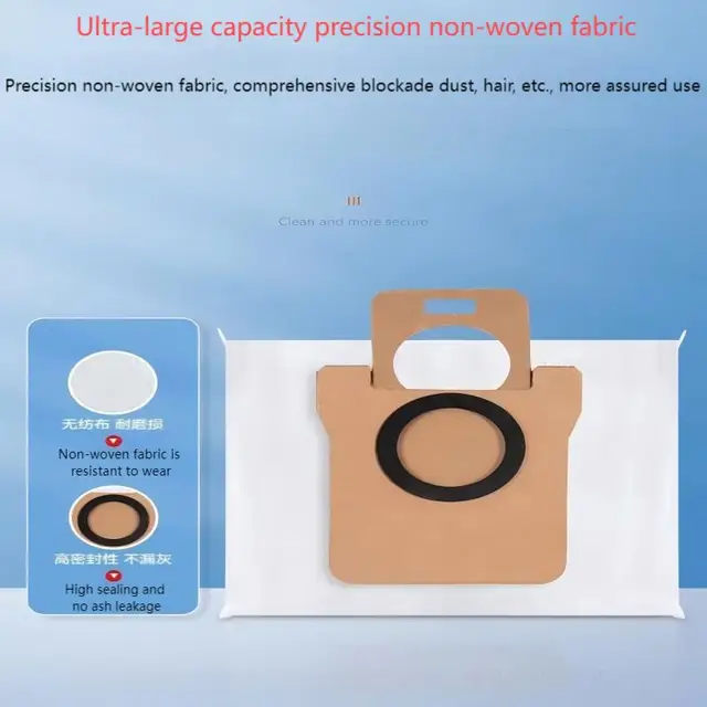 สําหรับเครื่องดูดฝุ่นหุ่นยนต์ Xiaomi X20 Pro / D102GL อุปกรณ์เสริมแปรงหลักแปรงด้านข้าง HEPA FILTER Mop ผ้าฝุ่นกระเป๋าเปลี่ยน 2