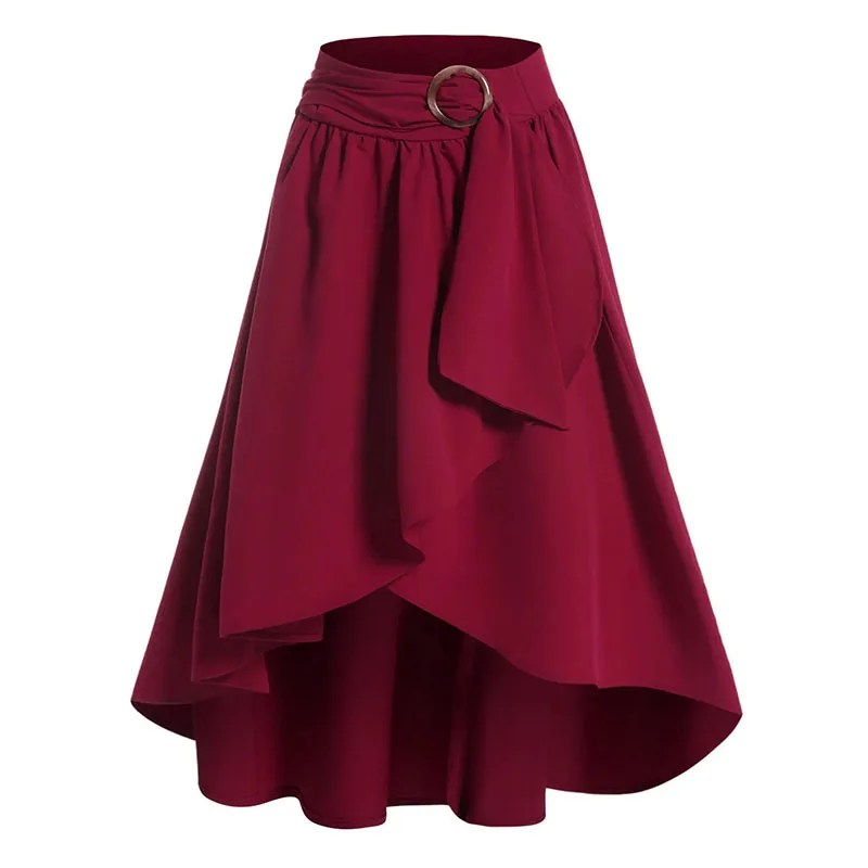 

Women Medieval Retro Gothic Steampunk Irregular Skirt