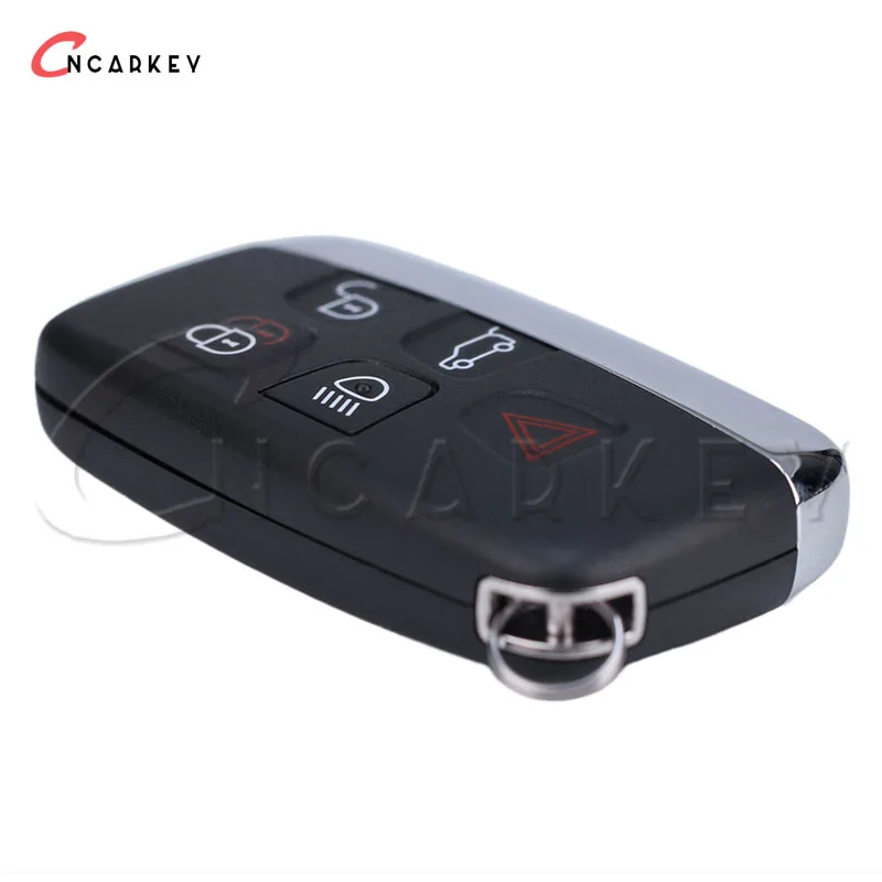 5 Buttons Remote Smart Car Key Shell Case Housing Cover for Land Rover LR4 for Range Rover Sport Evoque Jaguar XJ XJL XF