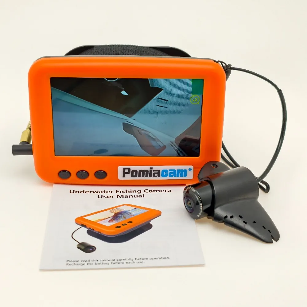 Caméra sous-marine CR110-4HCS 4.3 pouces HD avec batterie 4000mAh et câble 15m/30m IP68 étanche