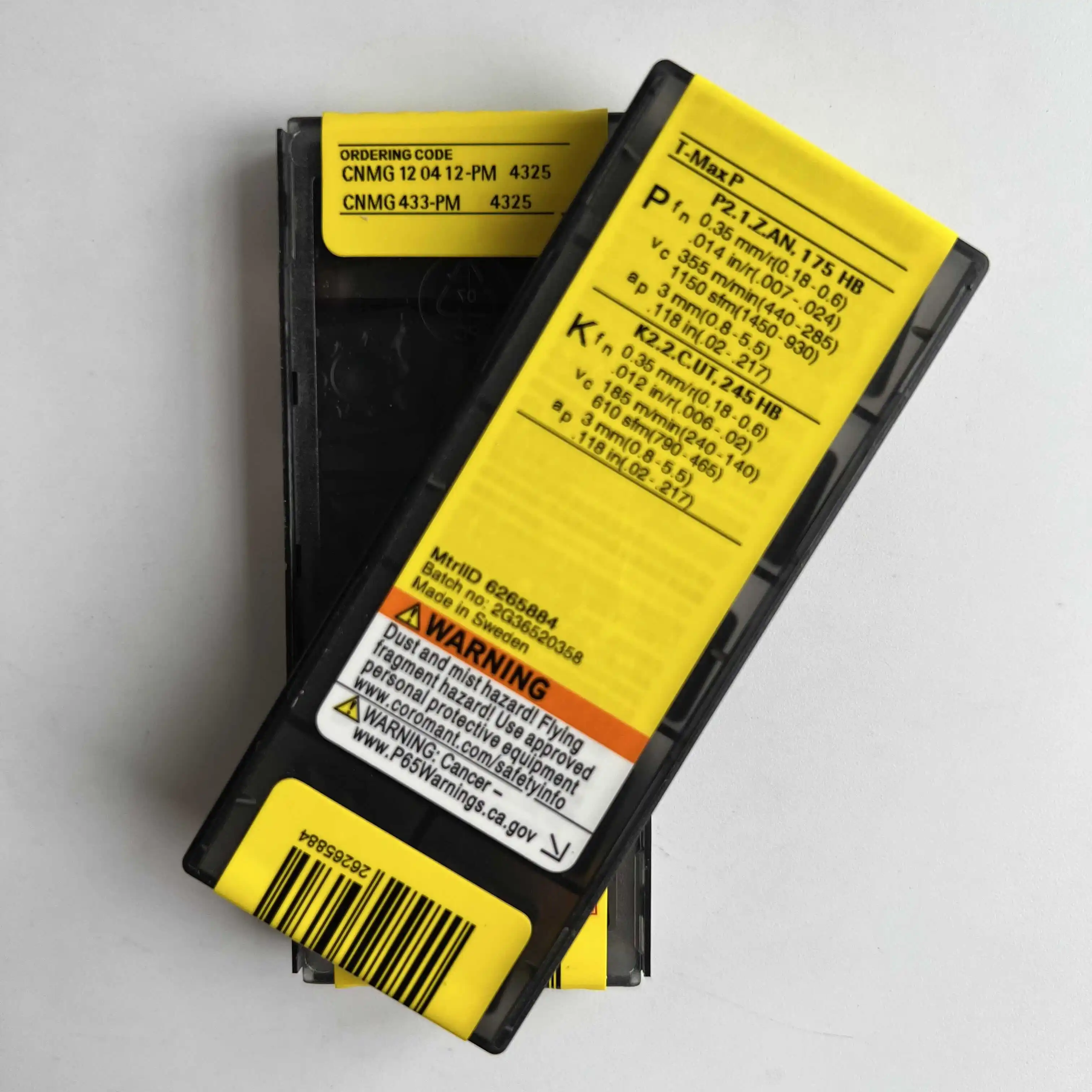 

CNMG120412-PM 4325 / Carbide Blades 10 Pieces