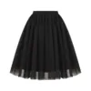 Women Carnival Skirt Girl Ballet Luxury Tutu Tulle Midi Short Dress Retro Ballet Bubble Dance Perform Festival Skirt 3