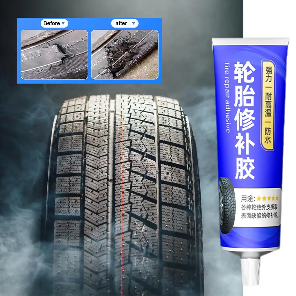Automotive Tire Repair Adhesive Repair The Side Of Damaged Wall Fetal Fissure Traumatic Adhesive Tire The B2K9 automotive tire repair adhesive