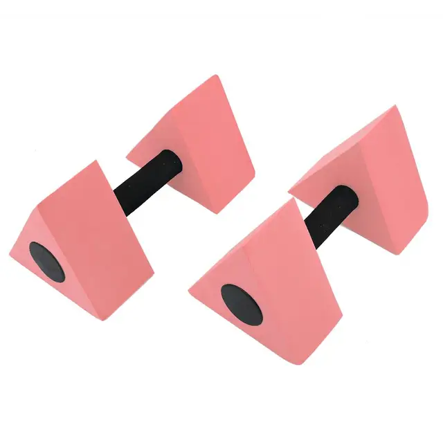 2pcs EVA Floating Dumbbells for Swimming Pool Fitness - Water Aerobics Foam Weights for Kids & Adults
