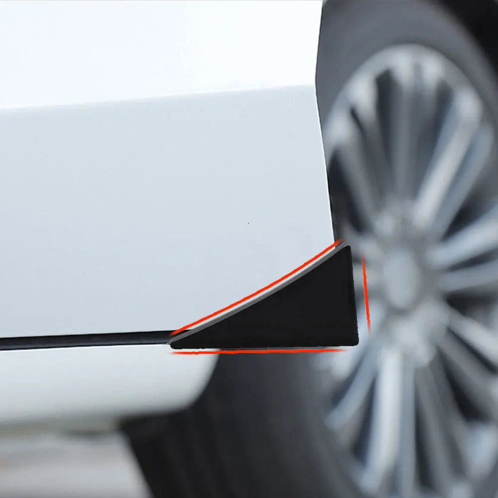 

2pcs/set Black Universal Car Door Edge Guard for Front or Rear Door Anti-collision Cover Anti-Scratch Protector Sticker Cover