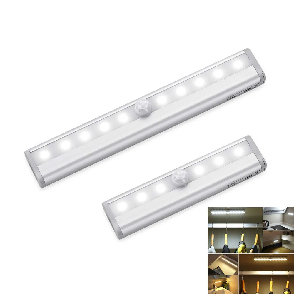 Tmmy 7 LEDs PIR LED Sensor De Movimiento Luz Armario Armario Cama Lampara Fria P.1  8546964280  382347122