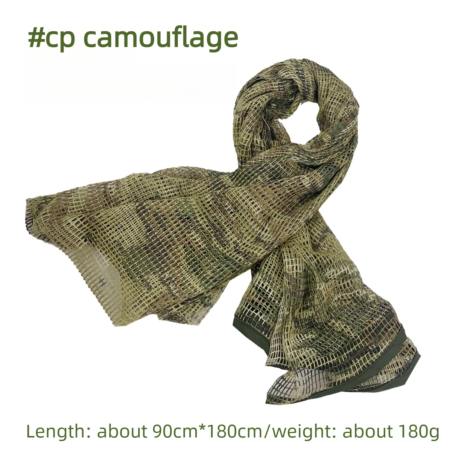 Camouflage Mesh Outdoor Scarf & Head Wrap