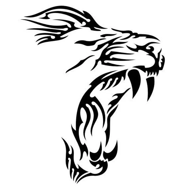 

13x16 см забавные виниловые наклейки KK с изображением зоба льва мотоциклетные автомобильные наклейки автомобильные аксессуары для стайлинга автомобиля