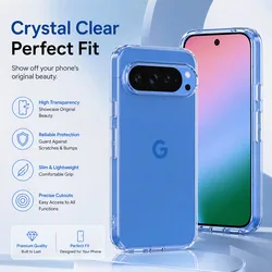 Premium Clear Soft TPU Shockproof Case - Ultra Thin Protective Shell Cover for Google Pixel 8 Pro