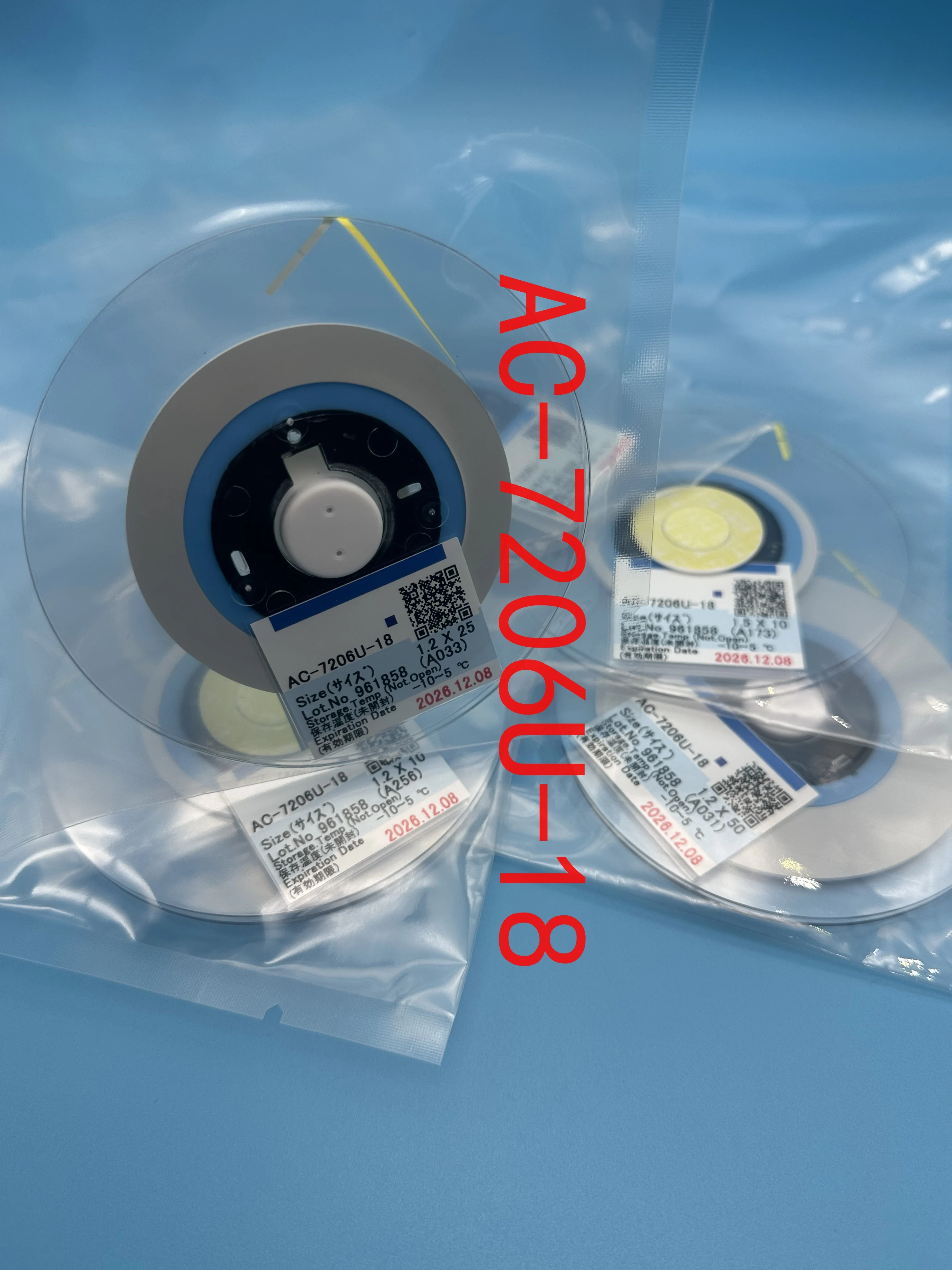 LCD 스크린 수리용 ACF AC-7206U-18 테이프, 날짜, 이방 전도성 필름, 1.2mm, 1.5mm, 2.0mm x 10m, 25m, 50m