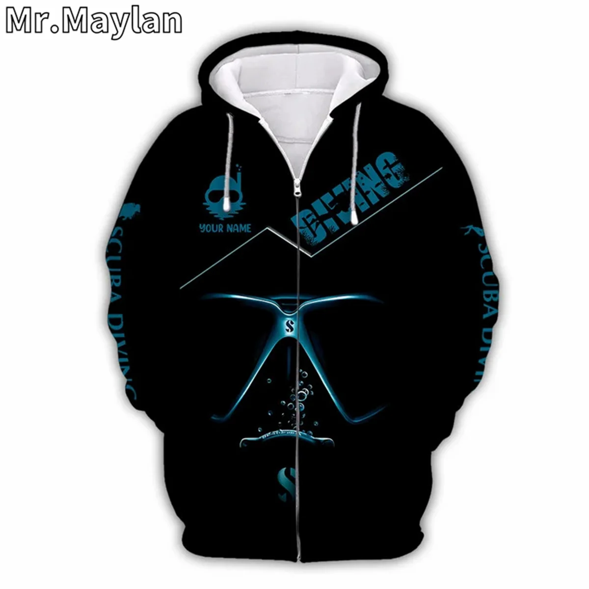 

CUSTOM DIVER ZIPPER HOODIE SCUBA DIVING 3D Printed Hoodies Men/Women Sweatshirt Streetwear Pullover Casual Jacket Tracksuits-033