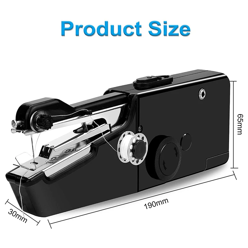 USB Electric Handheld Sewing Machine Kit for Curtain Leather