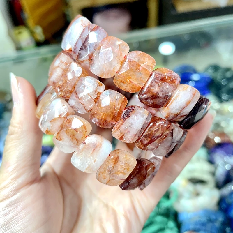 New 10X12MM Natural Stone S-shaped Amethyst Agate Tiger Eye Crystal Bracelet for Men and Women, Simple and Fashionable Jewelry