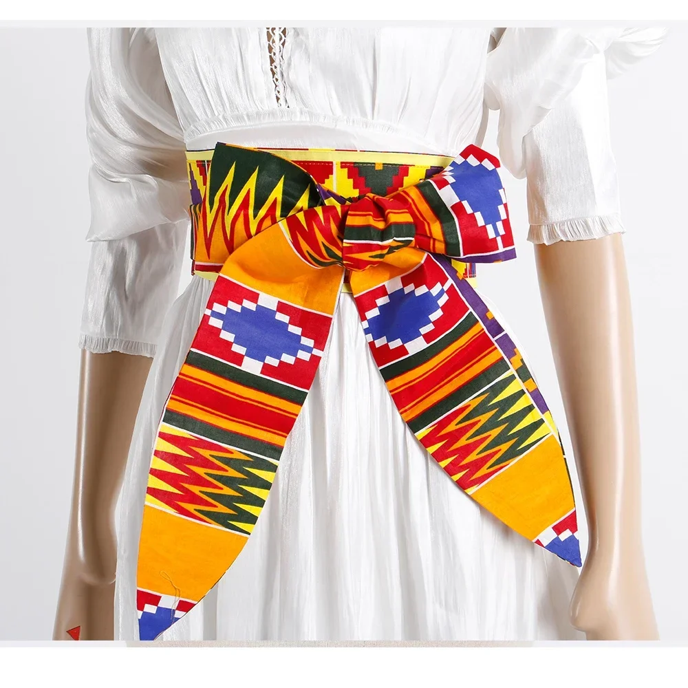 Ankara Fabrics Ankara Obi Belt BRW 2024 African Print Obi Ankara