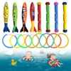 4Pcs Summer Pool Diving Toys Multicolor Underwater Diving Toys Creative Throwing Dive Water Toy Swimming Pool Accessories 2