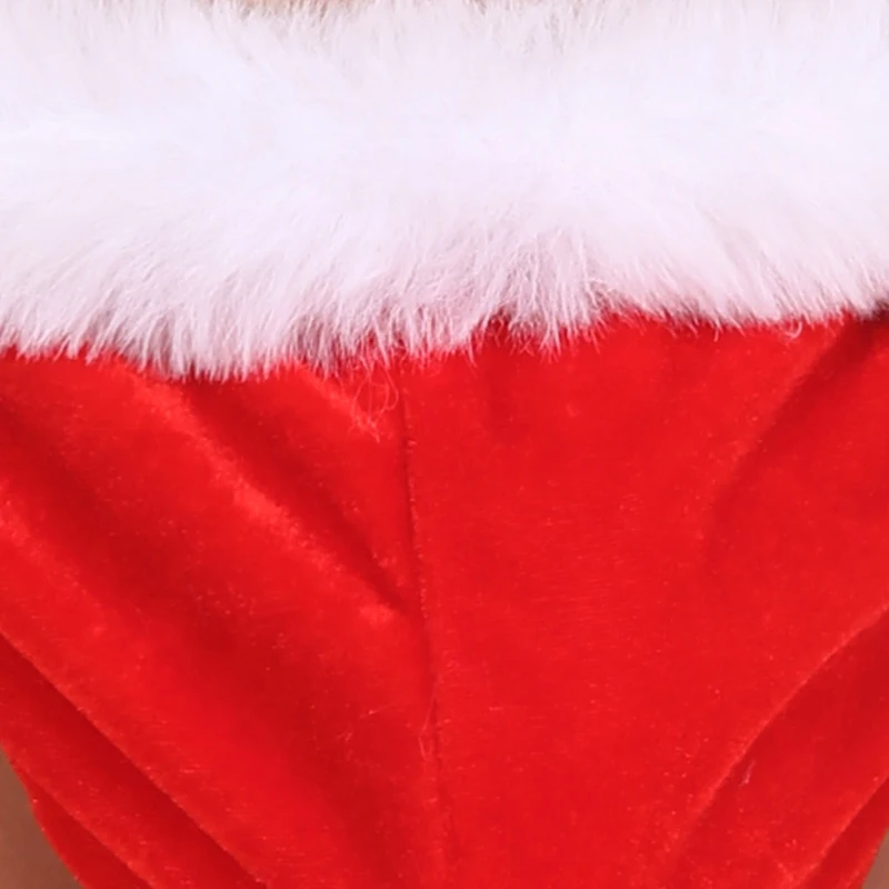 Sexy Men Christmas Lingerie Bikini Thong G-String T Back Underwear Crotchless Panties Novelty Erotic Lingerie Flirting Clothing