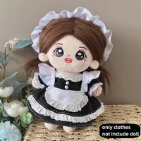 Jolie robe vêtements pour 20cm coton jouets en peluche habiller vêtements princesse jupe mignon costume décontracté chaussettes ensemble filles cadeau d'anniversaire 5