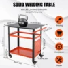 Steel Welding Table,1200 Lb Portable Welding Fixture Table for Shop,Rolling Welding Table with 5/8" Holes for Shop Garage 2